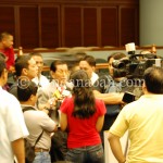 The media ambushed the new Senate President