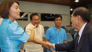 Francis Nino Alcantara at the Senate Francis Nino Alcantara at the Senate
