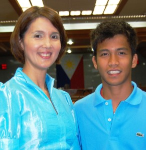 Sen. Pia Cayetano and Nino Alcantara