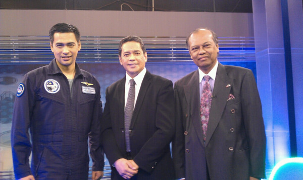 tony velasquez with dato sheikh muszaphar and dr ibrahim saad