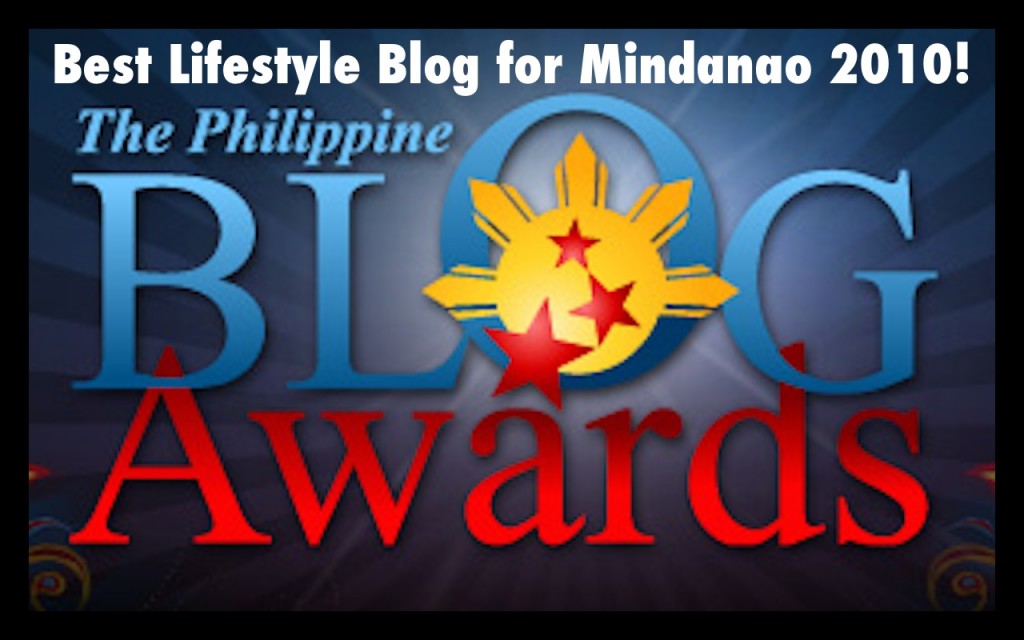 Best Lifestyle Blog for Mindanao 2010