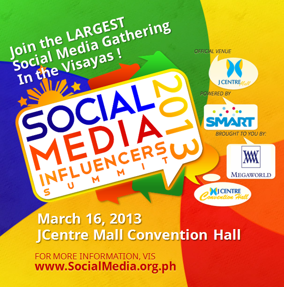 Join the Social Media Influencers Summit 2013 in Cebu City