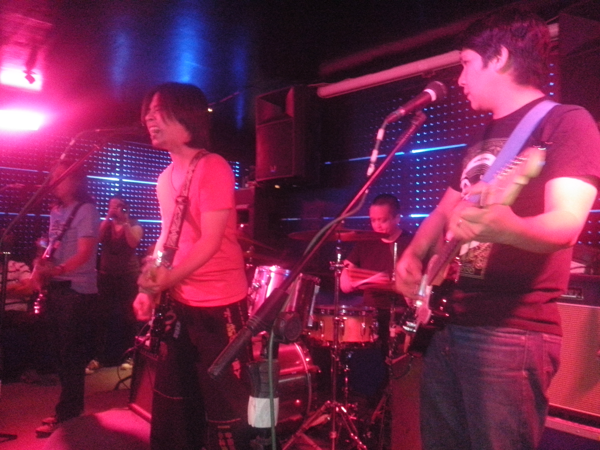 Co-producing a Rivermaya band gig at Blue Room, Apo View Davao