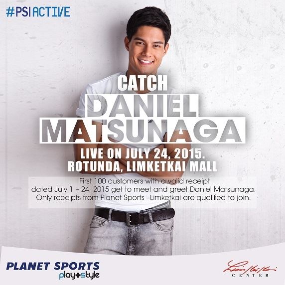 Daniel Matsunaga at Planet Sports Limketkai