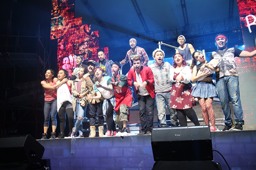 Manila debut of “American Idiot” : Rowdy Visual Candy #Globe9WTAmericanIdiot