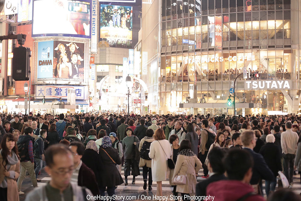 Shibuya Crossing in Tokyo, Japan
