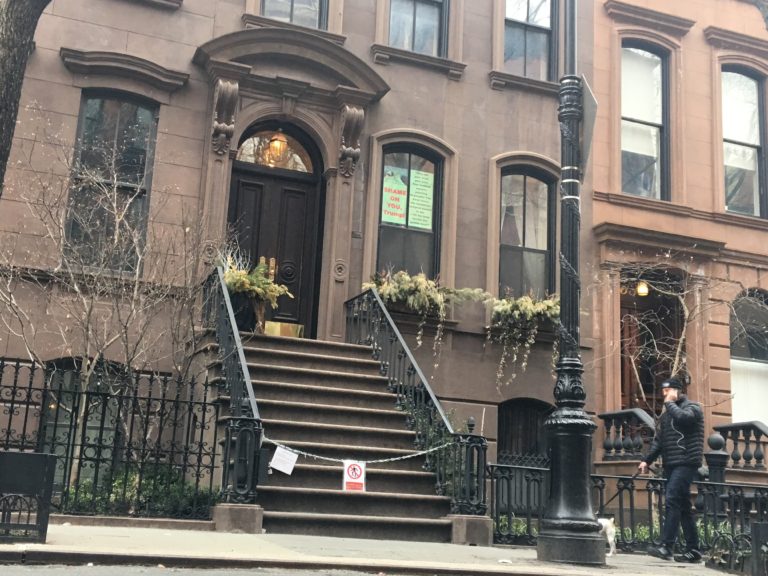At the Carrie Bradshaw of Sex And The City apartment New York