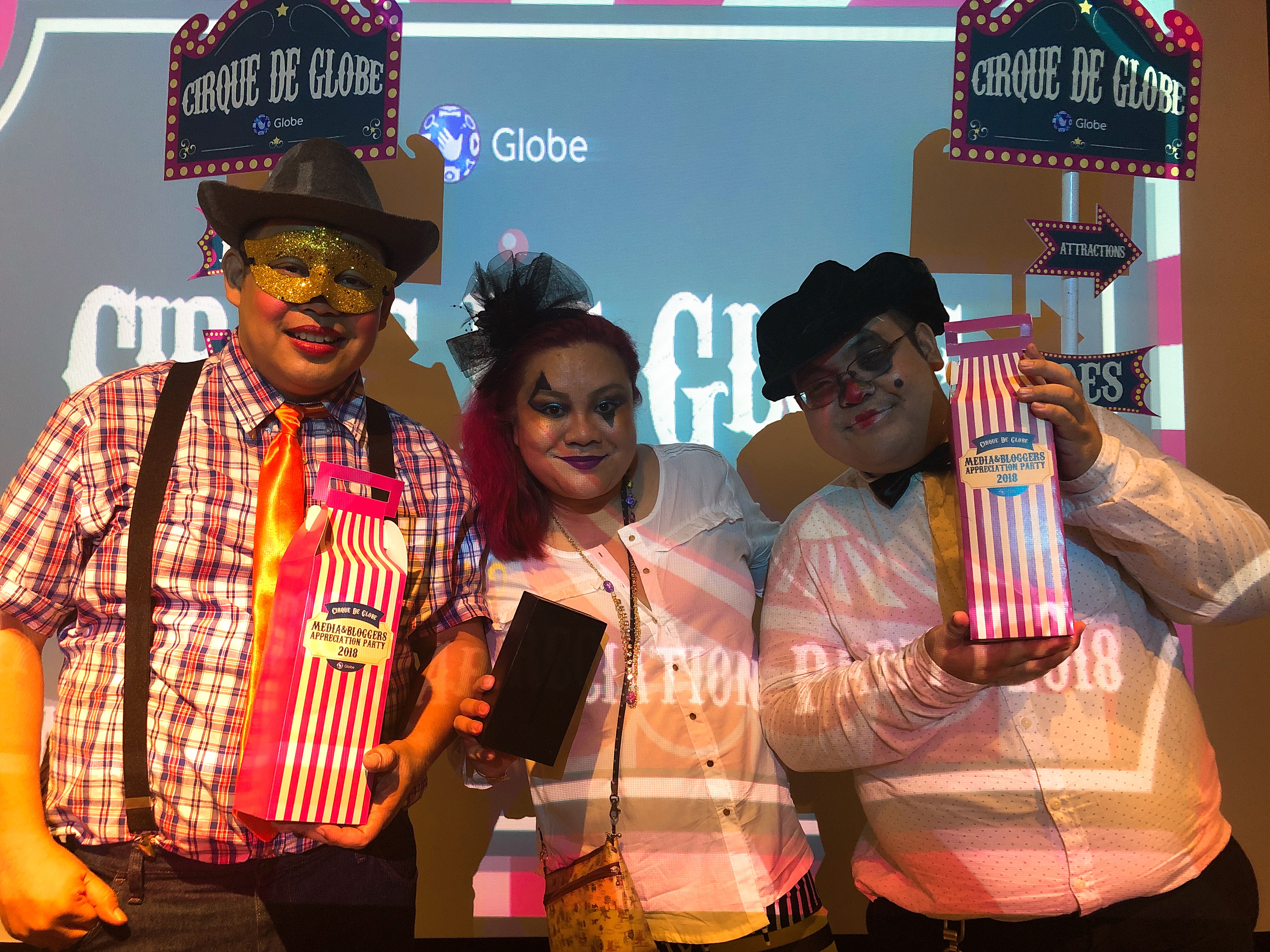 The fun Cirque de Globe CDO Globe Telecom party and my very special prize
