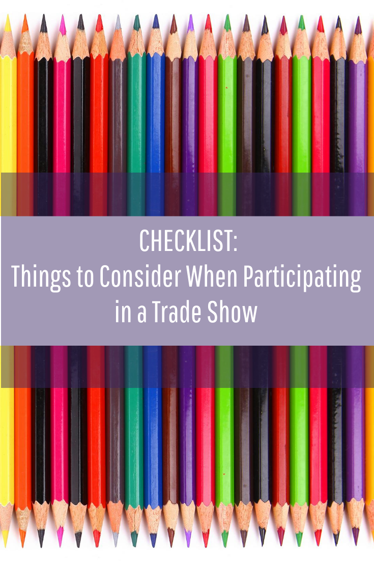 CHECKLIST: Things to Consider When Participating in a Trade Show
