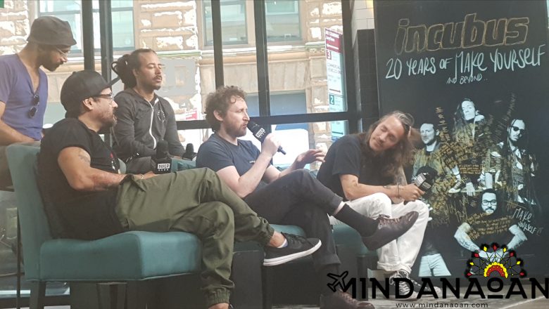 Meeting Incubus and telling Brandon Boyd what I’ve always wanted to say
