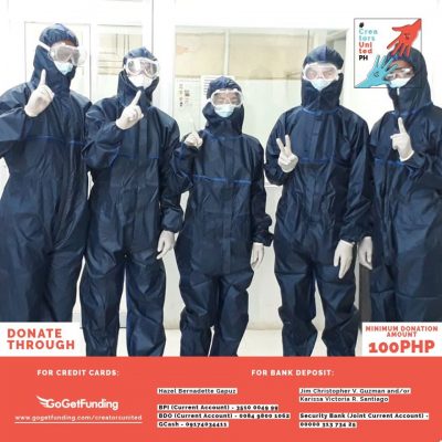 How your Php 100 (US $2) can help buy PPEs for frontliners