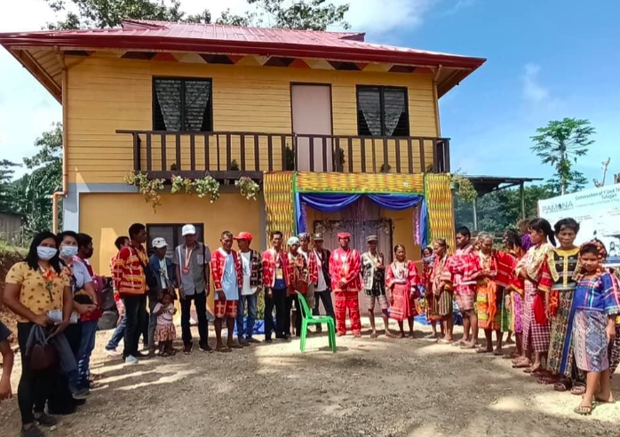 LOOK: Matigsalug - Manobo tribes get new tribal hall in Kitaotao
