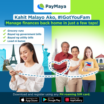 Overseas Filipinos can now use PayMaya to pay government, utility bills back home