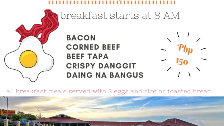 Panagatan Restaurant Opol now offers breakfast